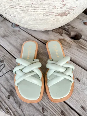 Matisse Roy Sage Slide Sandal