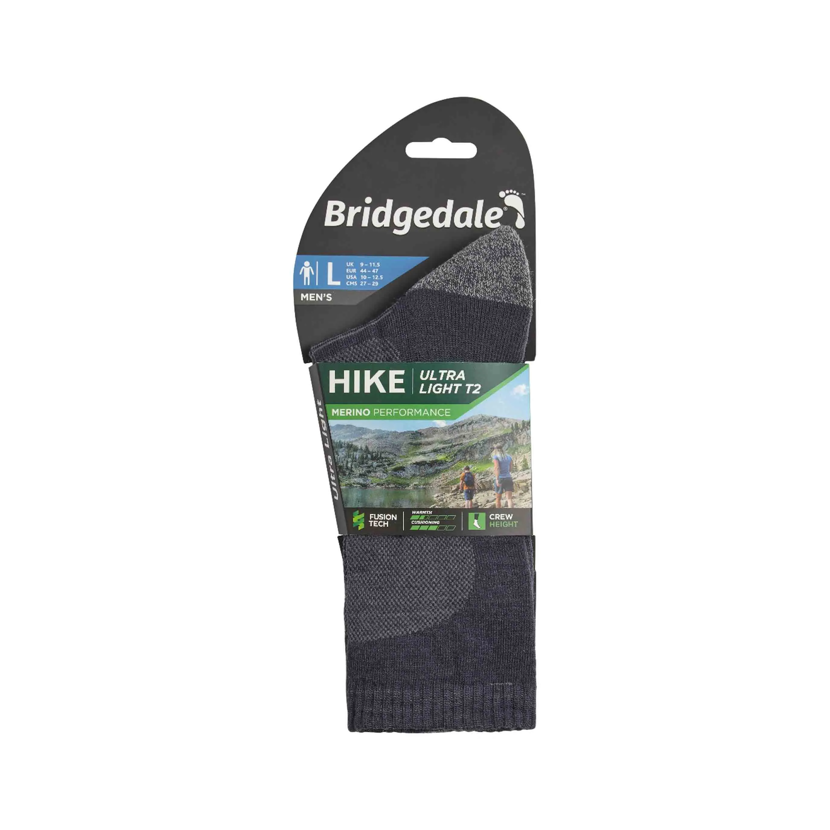 Mens Hike Ultra Light T2 Performance Socks