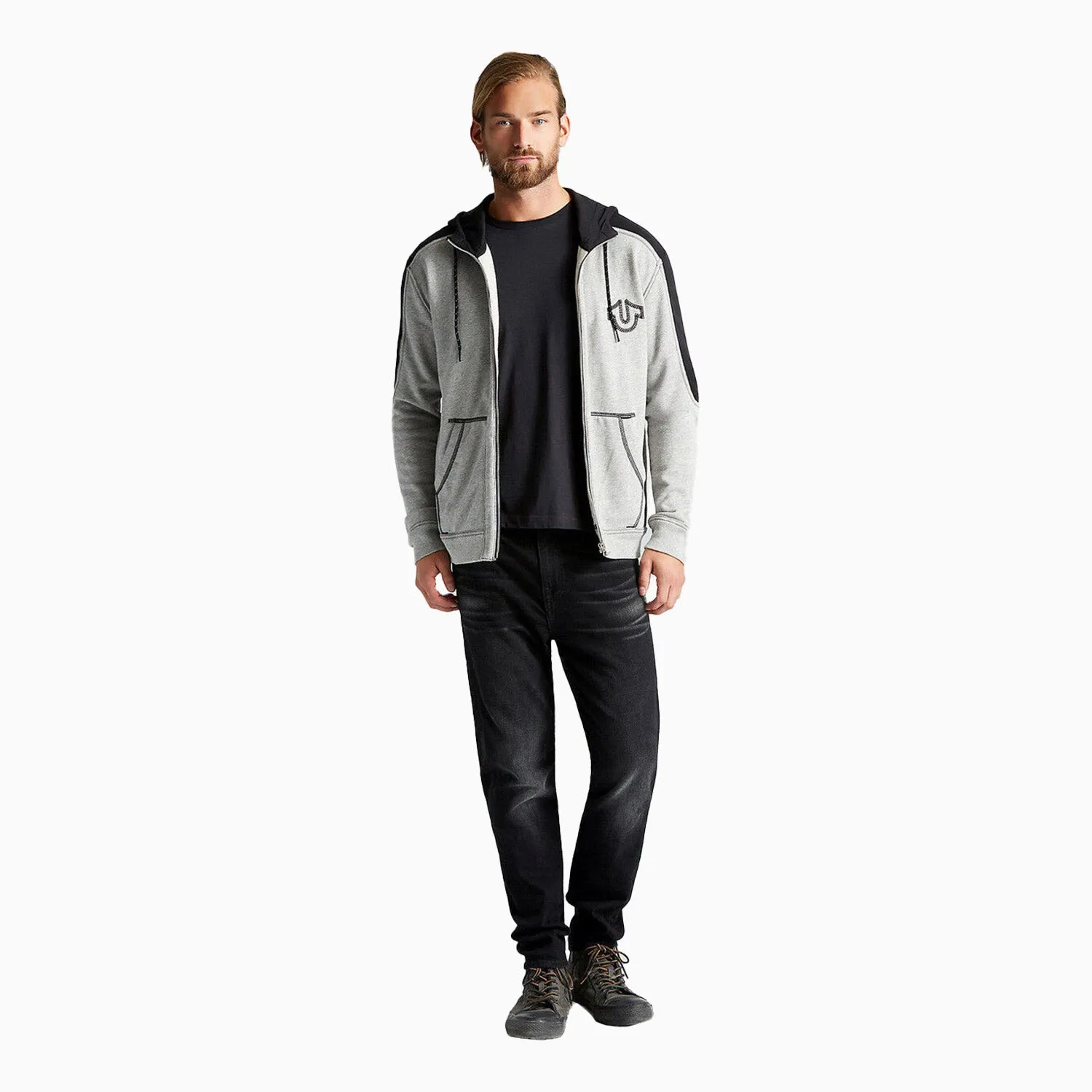 Men's Slim Fit Full Zip Hoodie