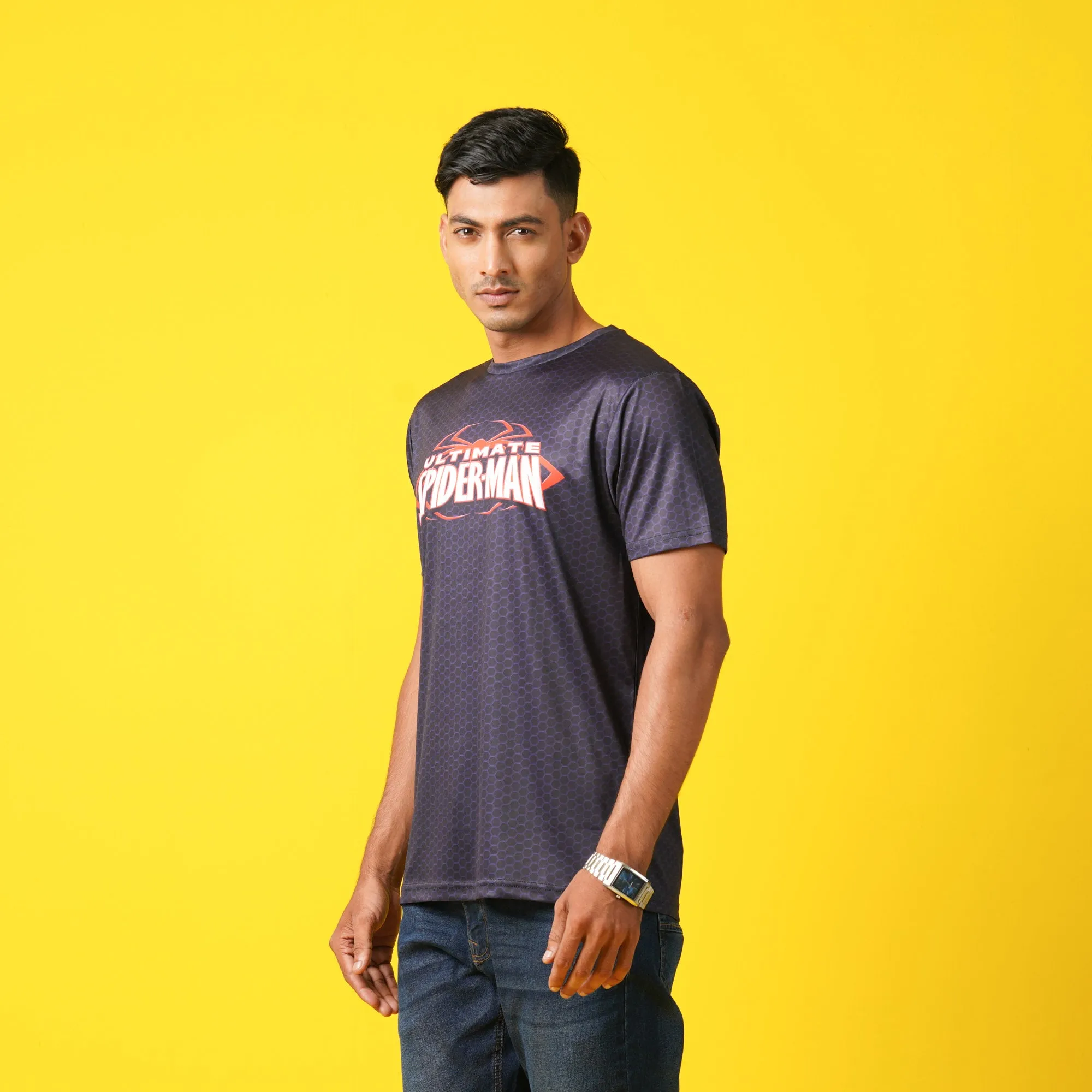 Mens T- Shirt-Blue