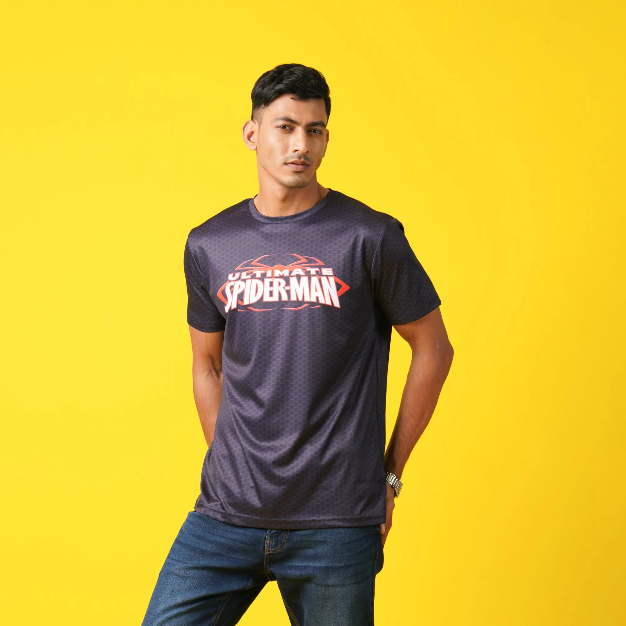Mens T- Shirt-Blue