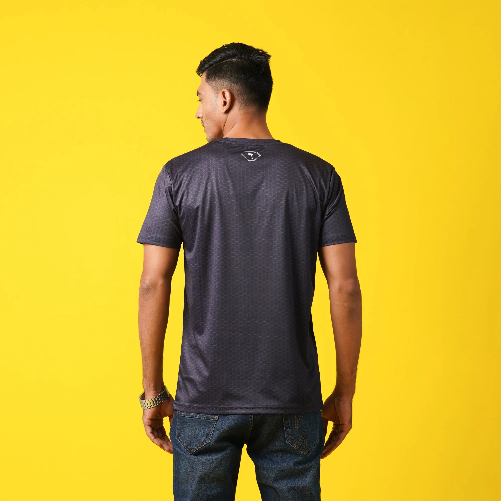 Mens T- Shirt-Blue