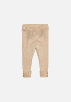 Miann & Co Baby - Texture Rib Legging - Truffle