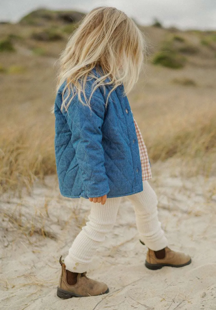 Miann & Co Kids - Texture Rib Legging - Frost