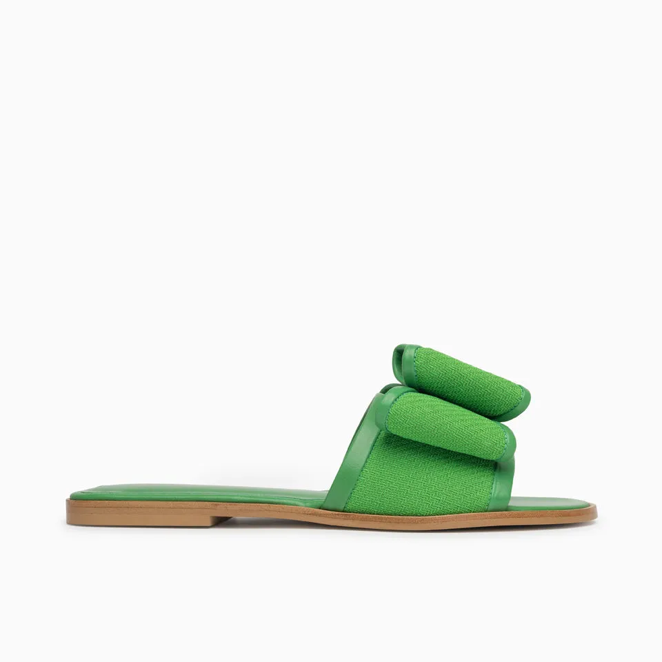 Milano Bow Flat Sandal