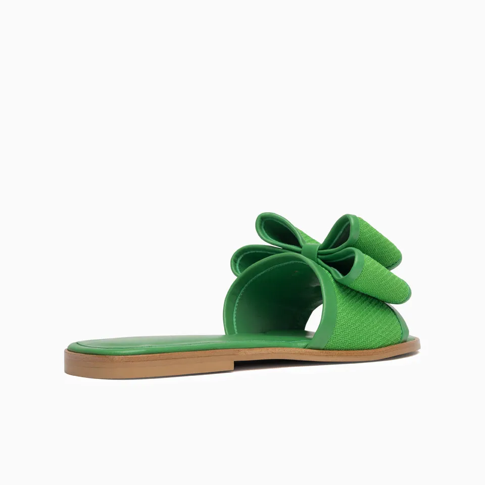 Milano Bow Flat Sandal