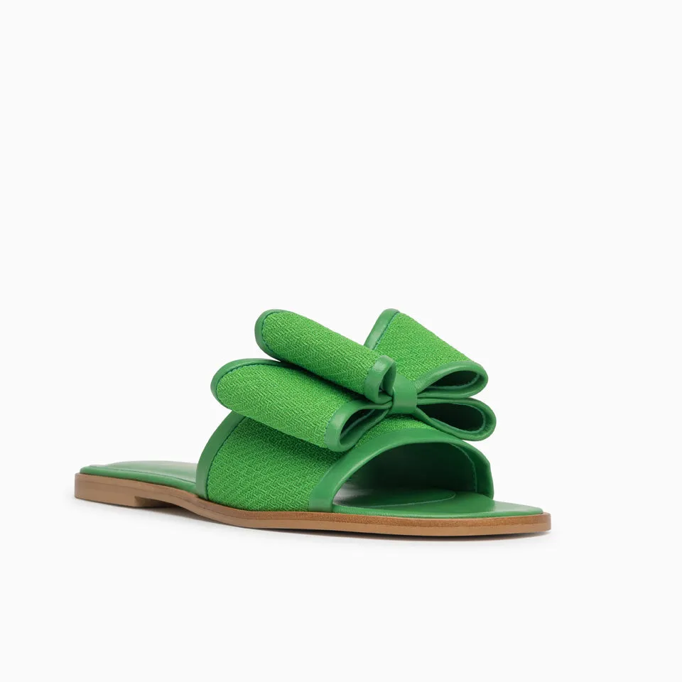 Milano Bow Flat Sandal