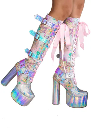 Mimpi Platform Harness Boots