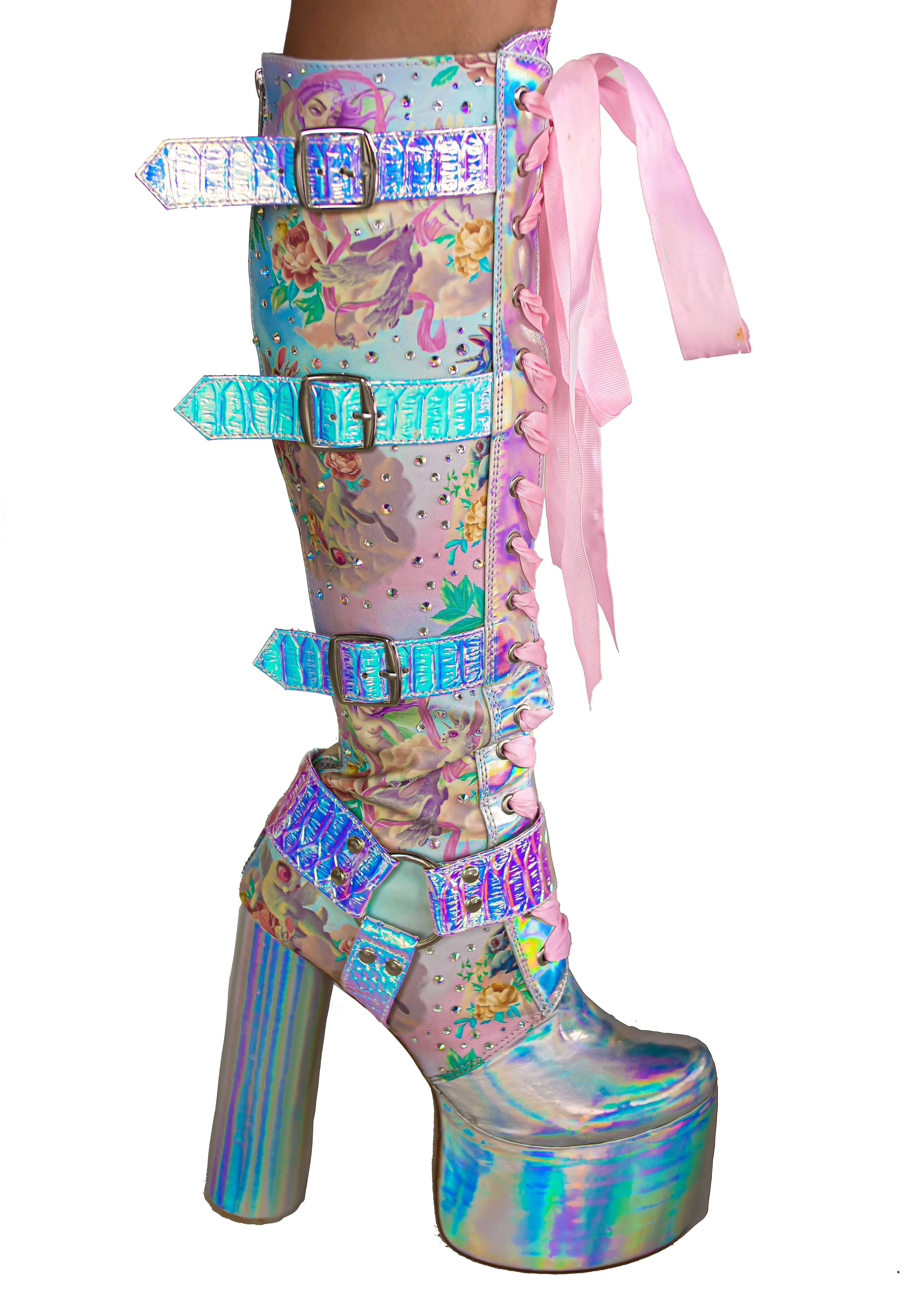 Mimpi Platform Harness Boots