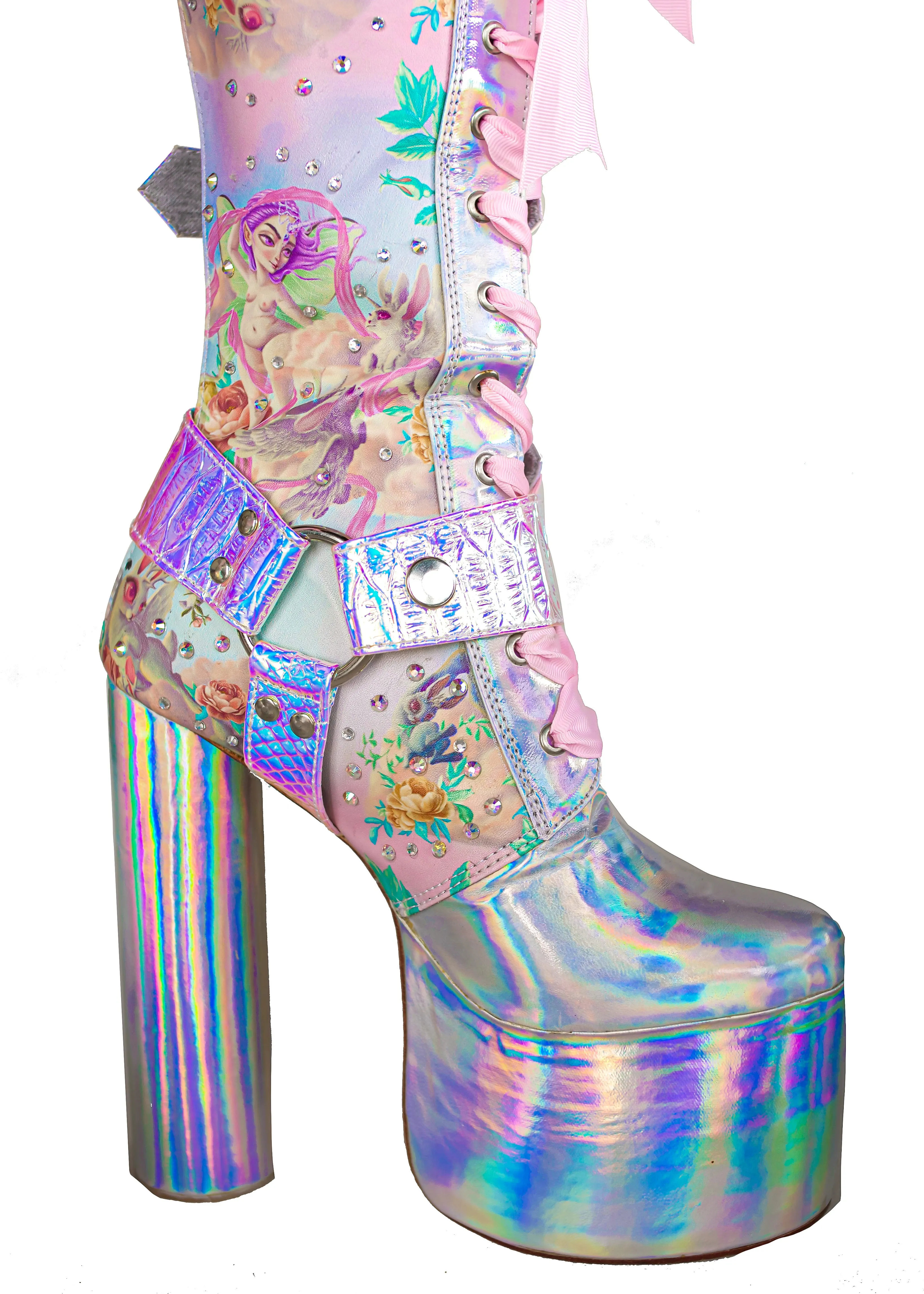 Mimpi Platform Harness Boots