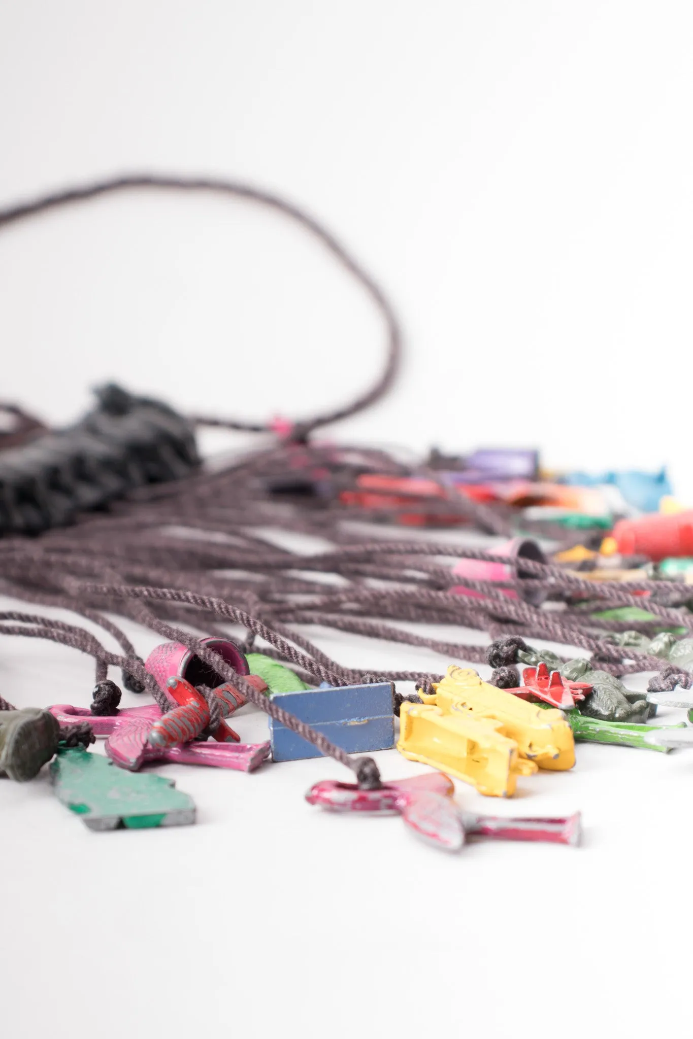 Miniature Toy Waterfall Necklace