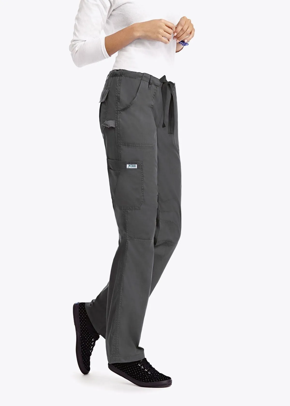 MOBB - Comfort Rise Drawstring Elastic Scrub Pant - LADIES 412P