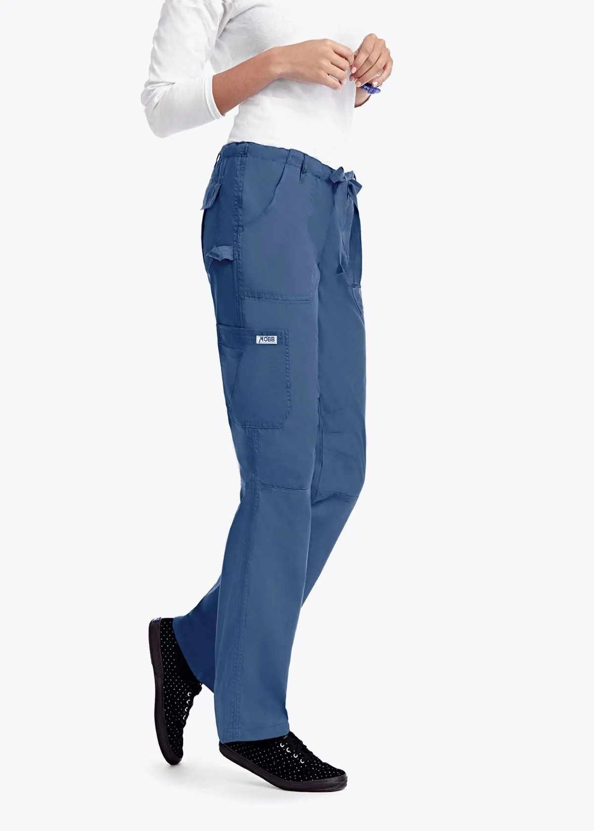 MOBB - Comfort Rise Drawstring Elastic Scrub Pant - LADIES 412P