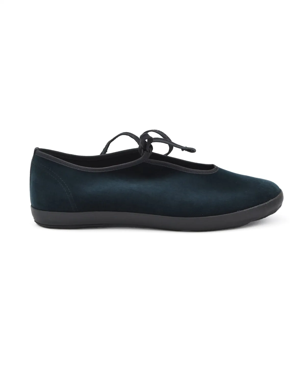 Moonstar Lite Prim W Green Velvet Flat