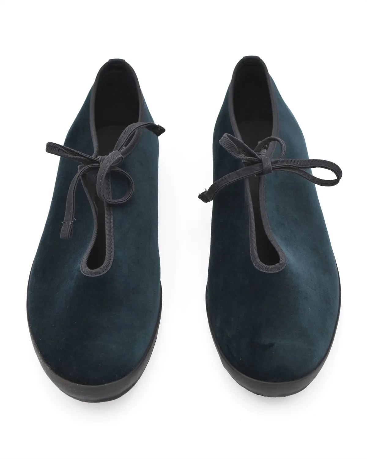 Moonstar Lite Prim W Green Velvet Flat