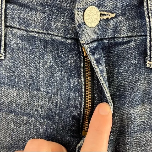 Mother The Looker Crop Distressed Jeans in Gypsy