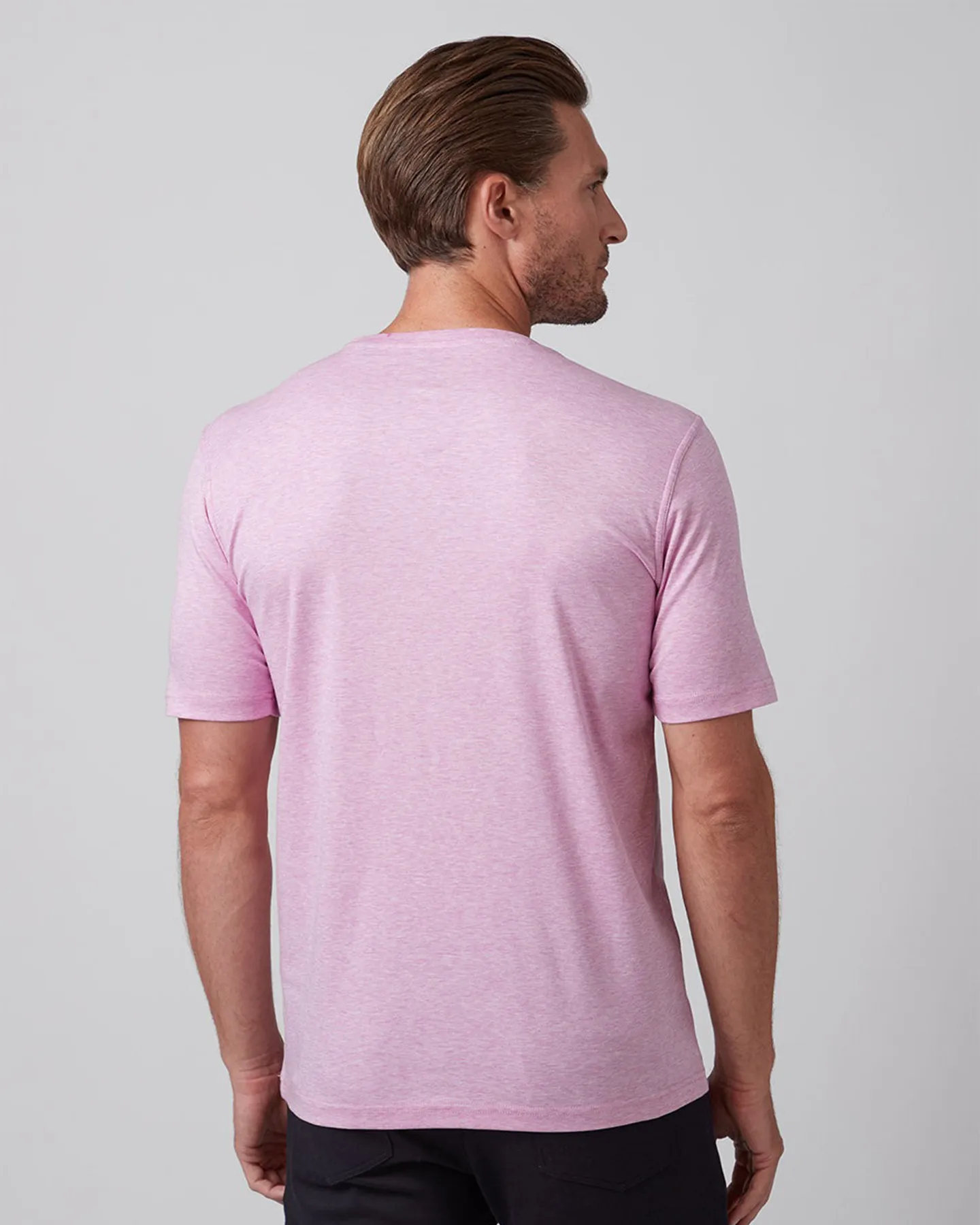 MUST HAVE AQUA CREW NECK T-SHIRT - VIOLET