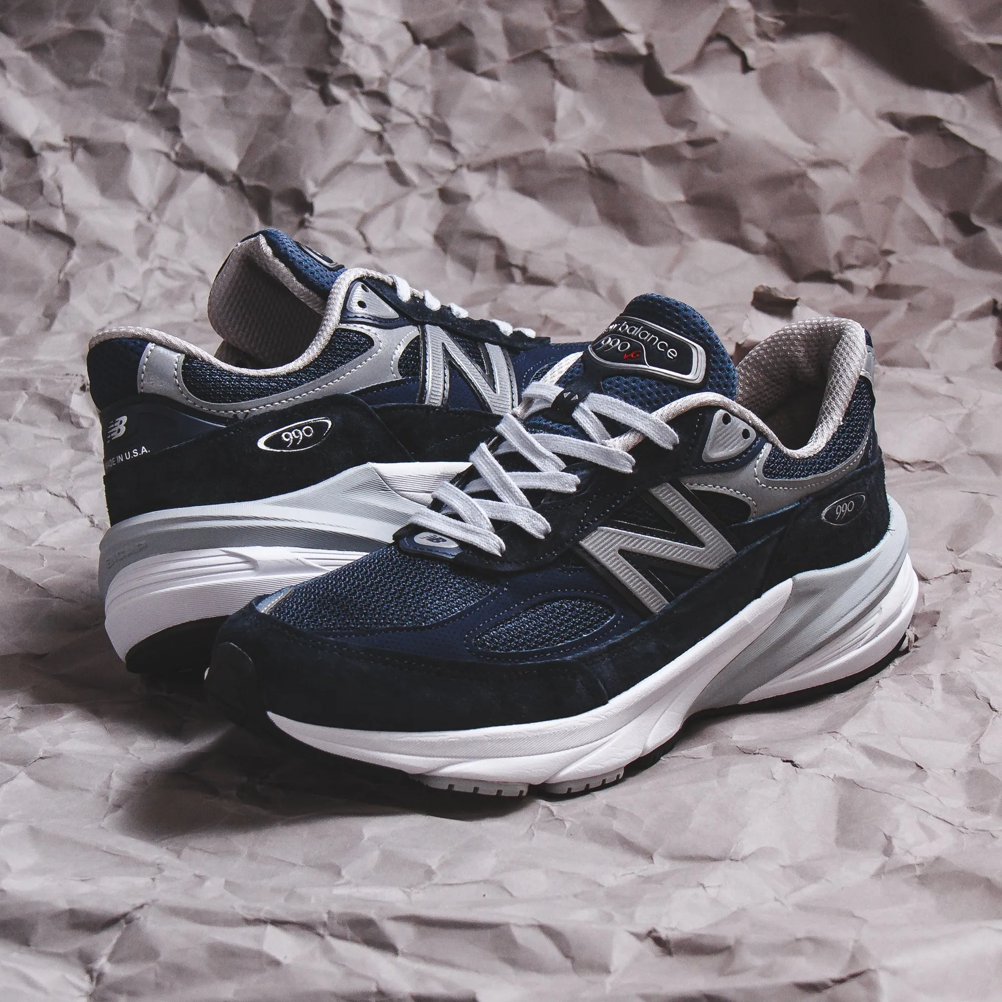 New Balance Men 990v6 Navy Made In USA M990NV6