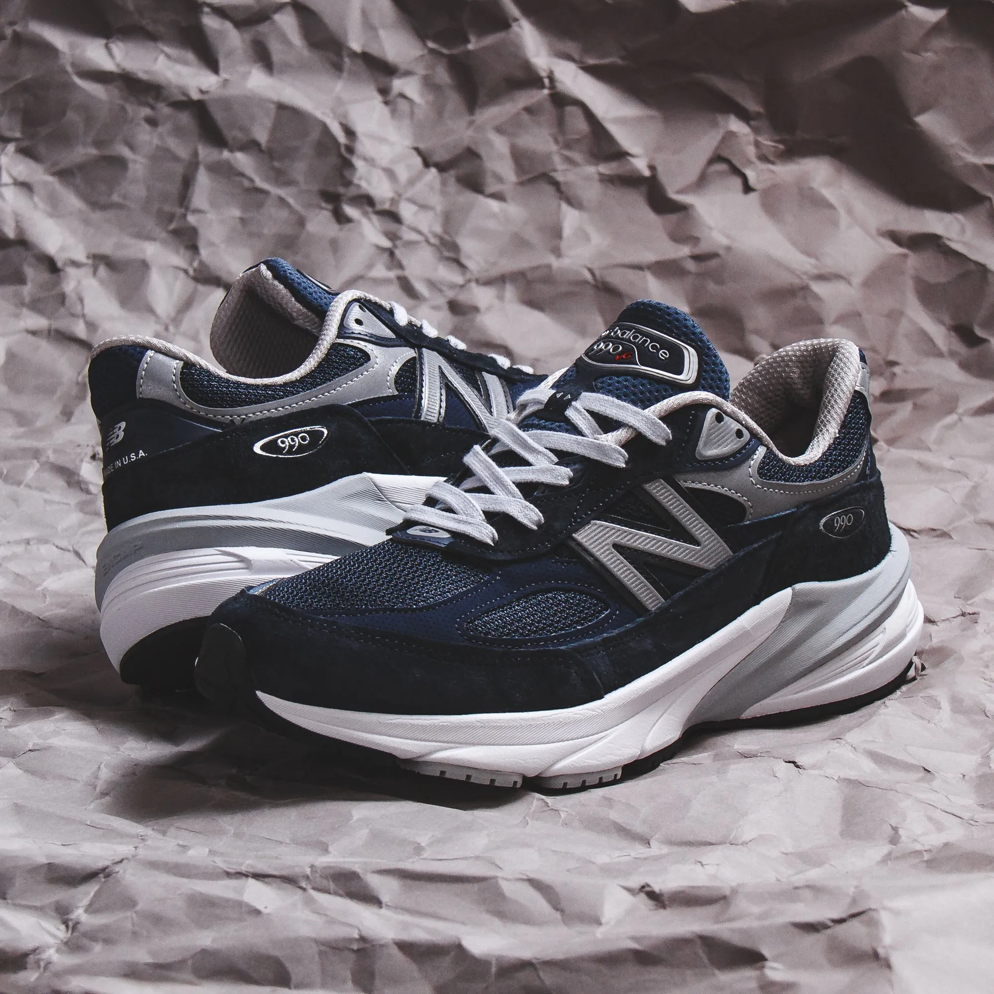 New Balance Men 990v6 Navy Made In USA M990NV6