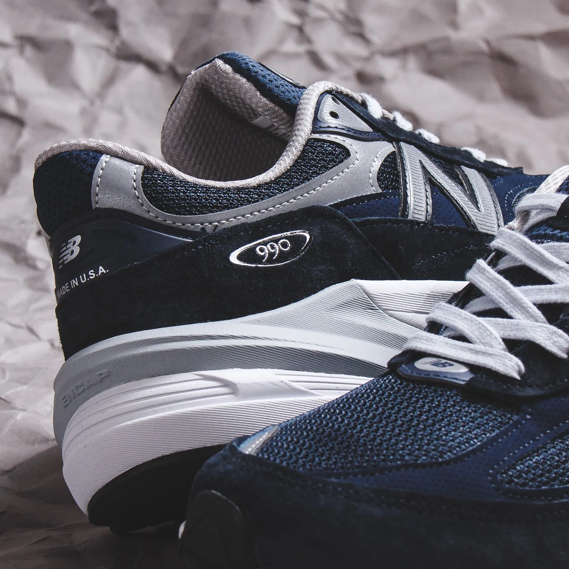New Balance Men 990v6 Navy Made In USA M990NV6