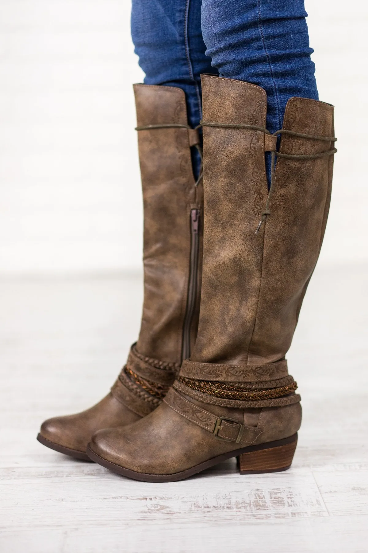 Not Rated Jurupa Boots - Taupe