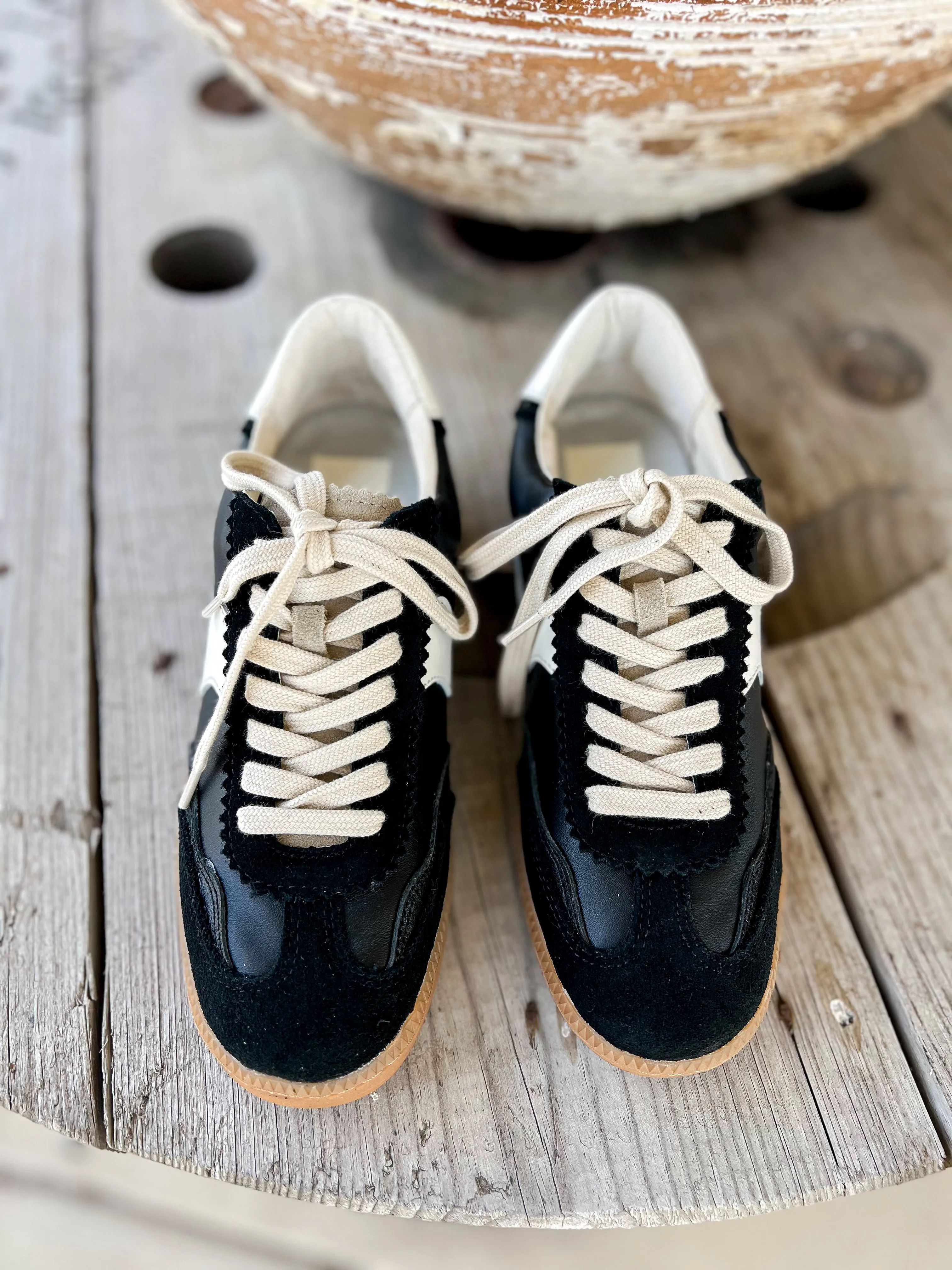 Notice Black Suede Sneaker