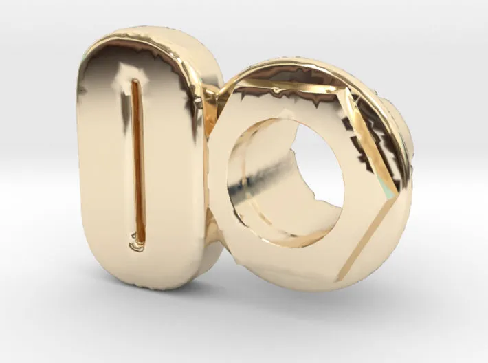 (O,0) Octagon 3D Eyelet 4/16 Inch Left/Right Hole