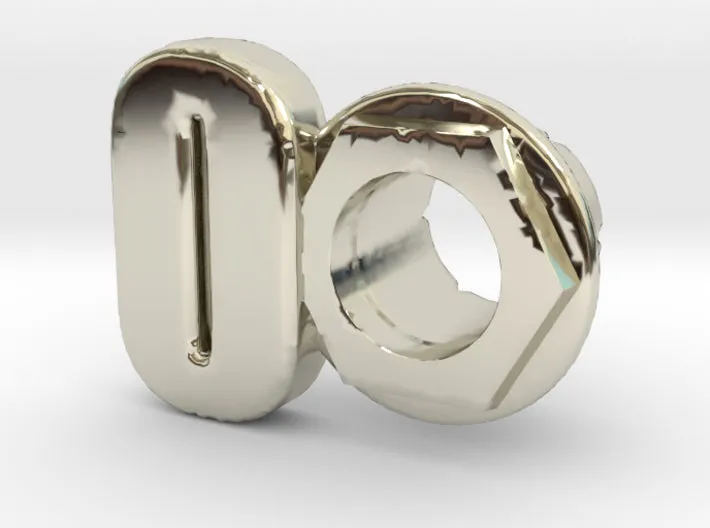 (O,0) Octagon 3D Eyelet 4/16 Inch Left/Right Hole