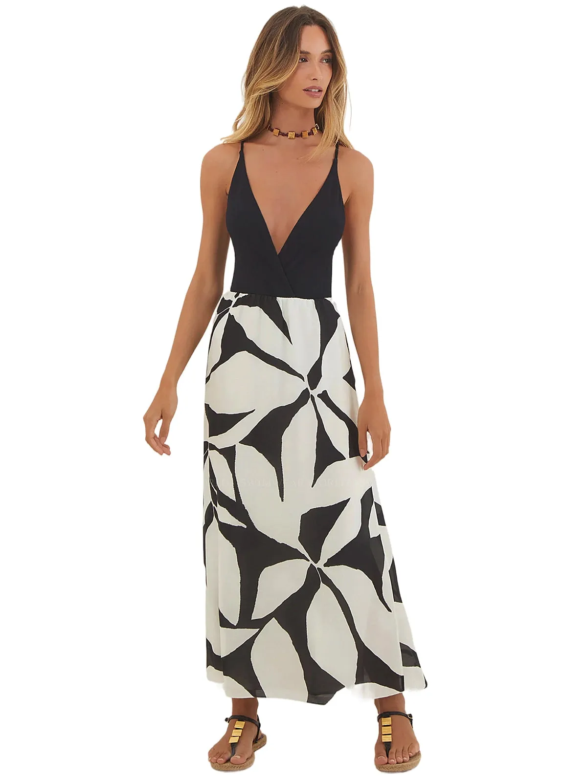 Olga Long Dress