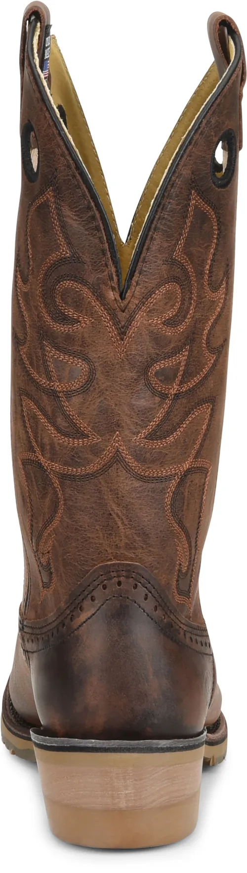 On Sale Double H Brown Kilgore Work Western J-Toe Boots for Men