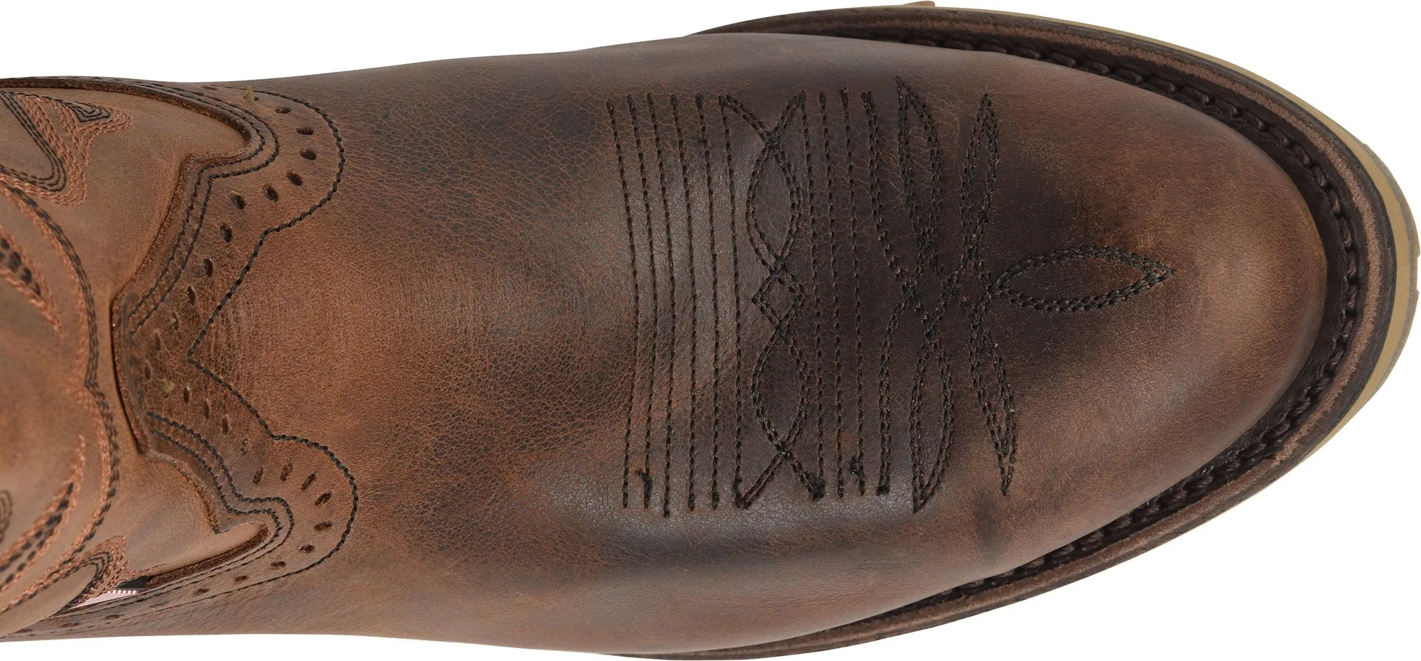 On Sale Double H Brown Kilgore Work Western J-Toe Boots for Men