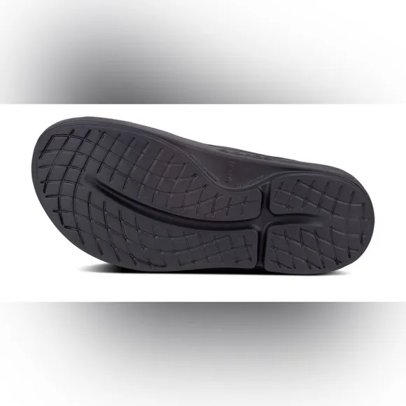 Oofos Men’s Ooahh Slide Sandal - Black Unisex Slide Women’s Sz 10/ Men’s 8