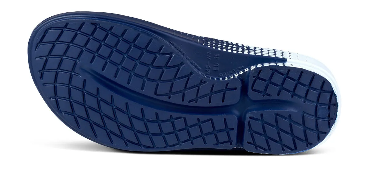 OOFOS Men's OOahh Sport Slide - Navy Matrix