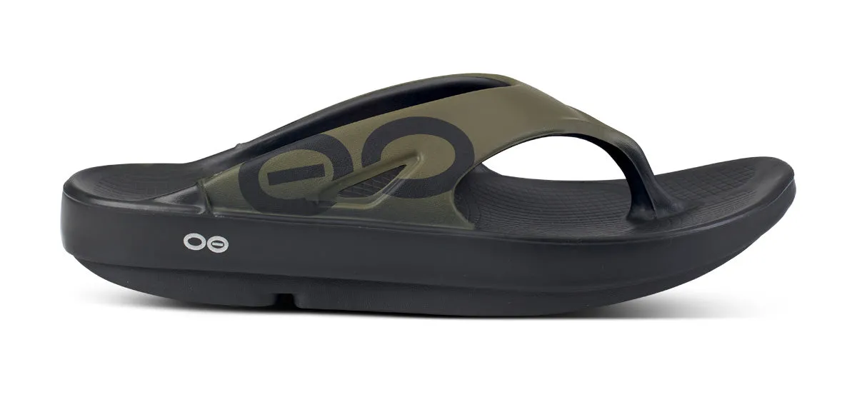 OOFOS Men's OOriginal Sport Thong - Tactical Green
