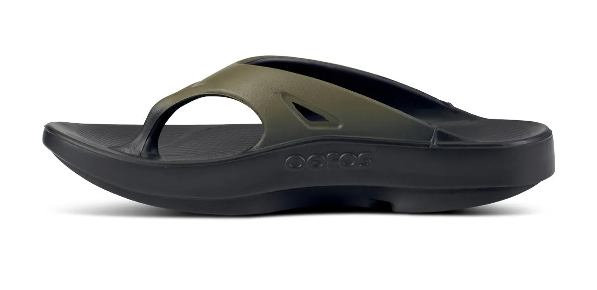 OOFOS Men's OOriginal Sport Thong - Tactical Green