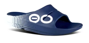 OOFOS Women's OOahh Sport Slide - Navy Matrix