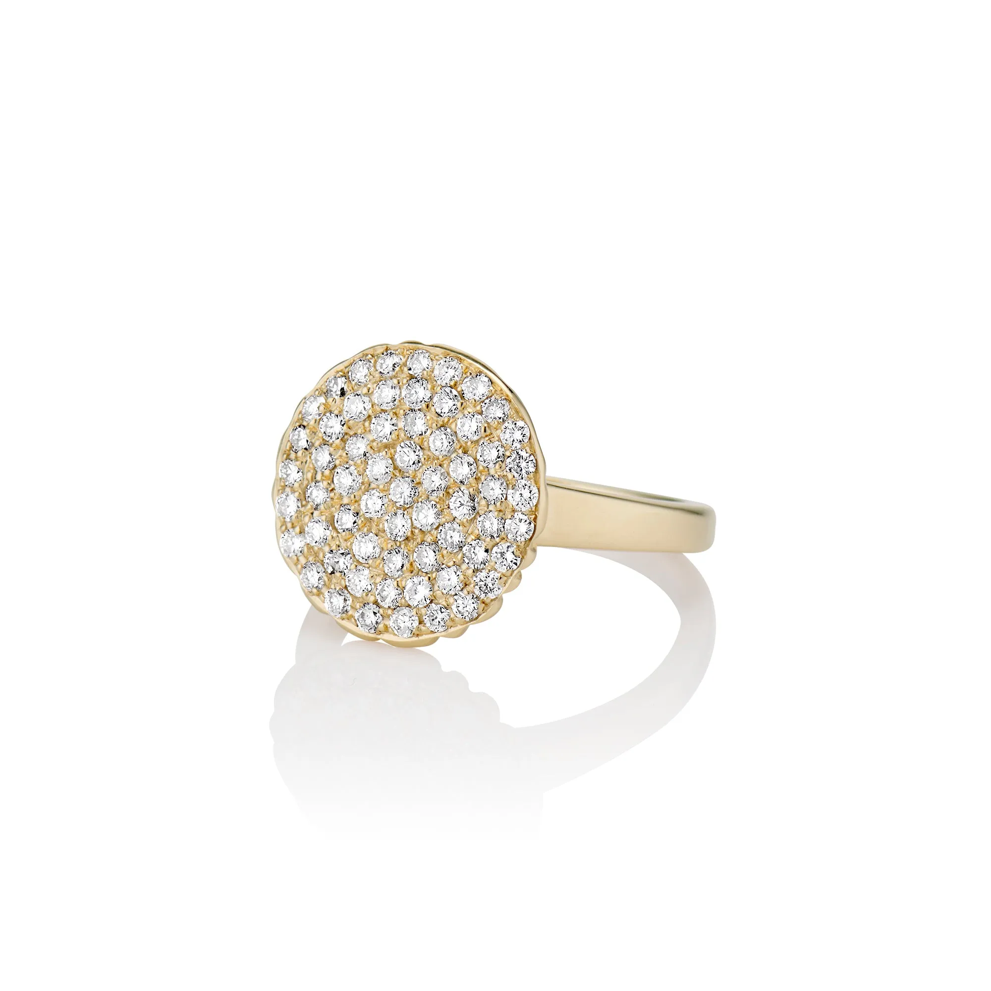 Pave Nailhead Ring