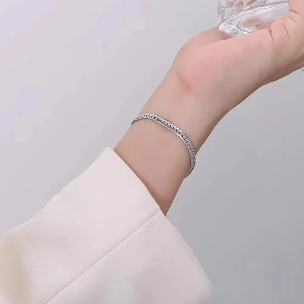 Personality Simple Steel Titanium Bracelet