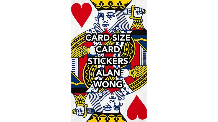 POKER Size Card Stickers by Alan Wong