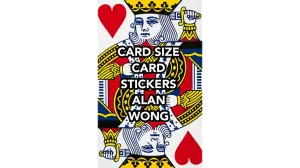 POKER Size Card Stickers by Alan Wong