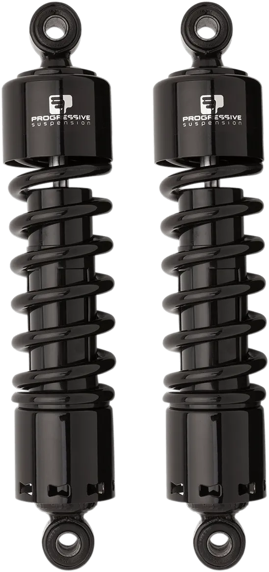 Progressive Suspension 412-4044B 412 Series 12in. Shocks - Black