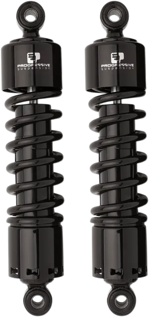 Progressive Suspension 412-4044B 412 Series 12in. Shocks - Black