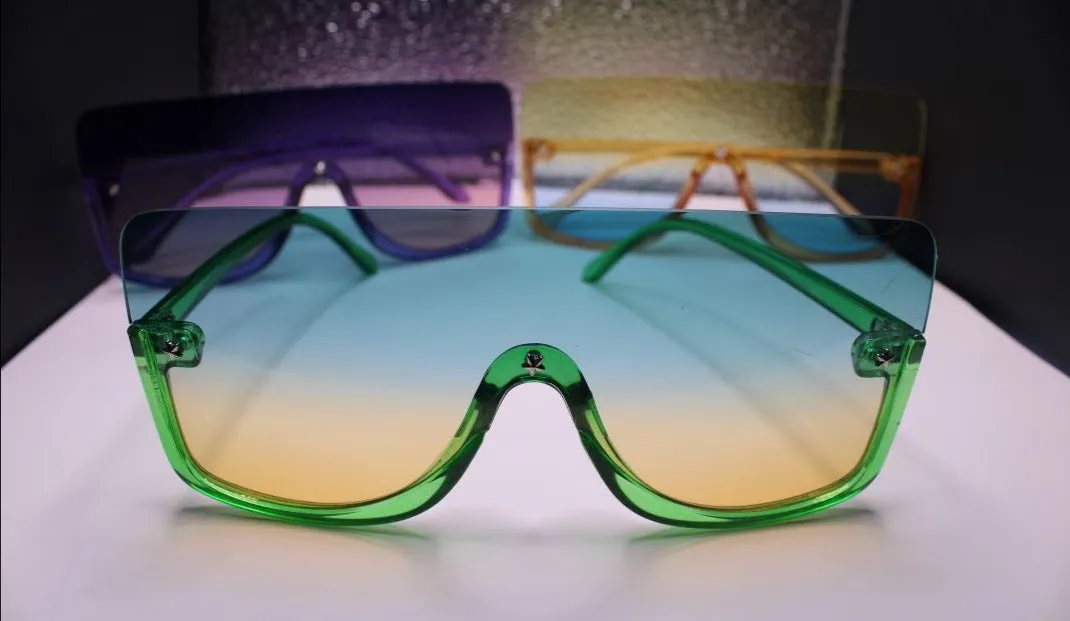 "Don't Talk to Me!" Full Coverage Sunglasses
