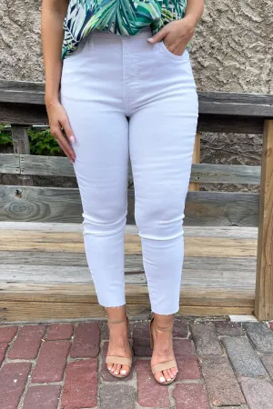 Rachael High Rise Fab Ab Mom Raw Hem