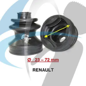 RENAULT CV BOOT 23MM-72MM INNER