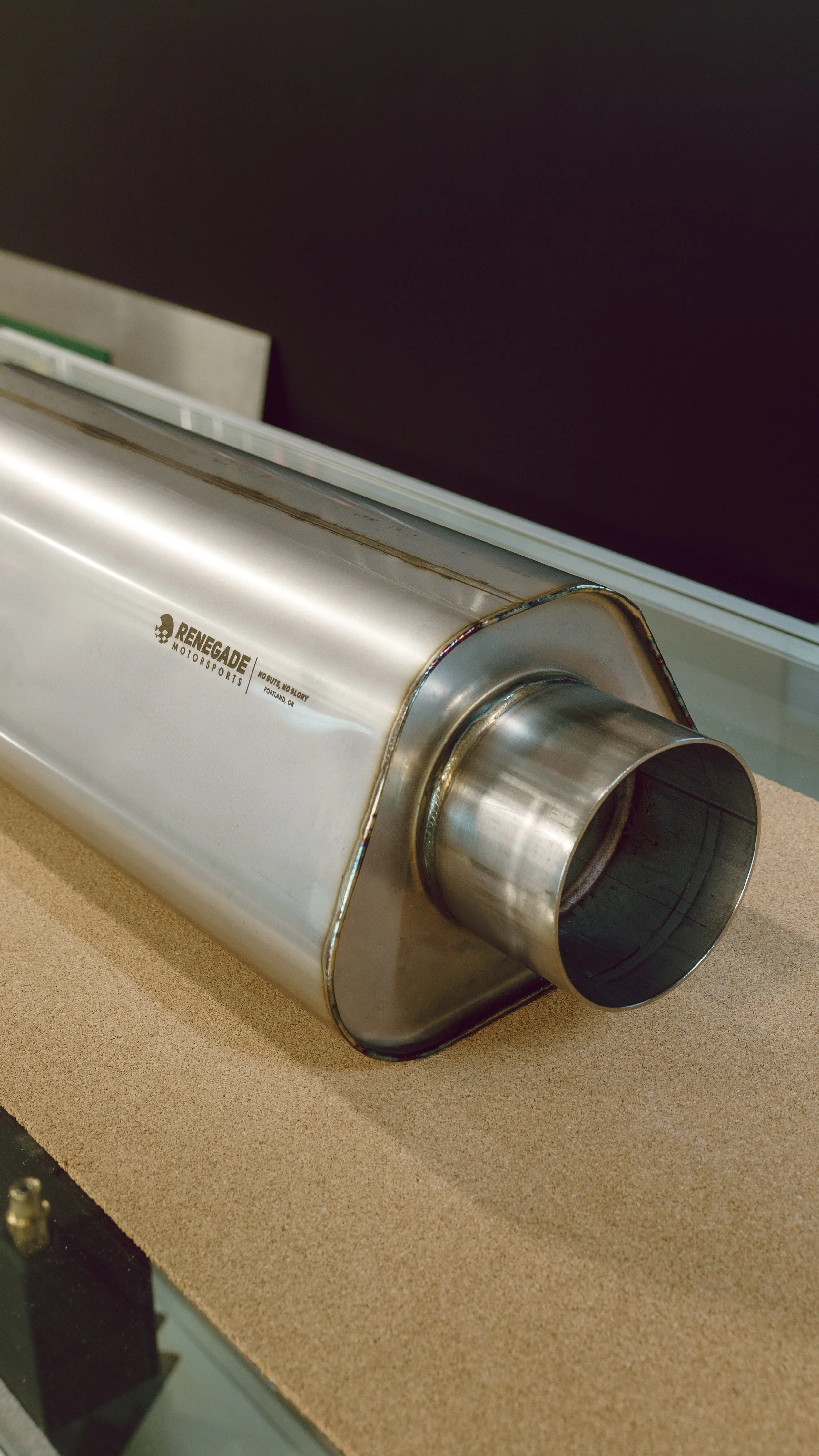 RENEGADE UNIVERSAL TRIANGULAR MUFFLER