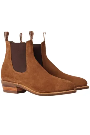 RM Williams Comfort Suede Lady Yearling Rubber Sole Boot