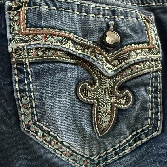 🤩🤩🔥🔥Rock Revival Women's Blue Jeans size 29🔥🔥🤩🤩