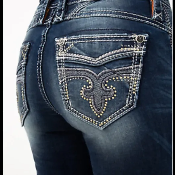 🤩🤩🔥🔥Rock Revival Women's Blue Jeans size 29🔥🔥🤩🤩