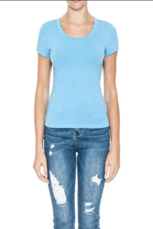 Round Neck Short Sleeve
